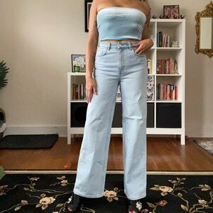 & Other Stories High Waisted Wide Leg Jeans